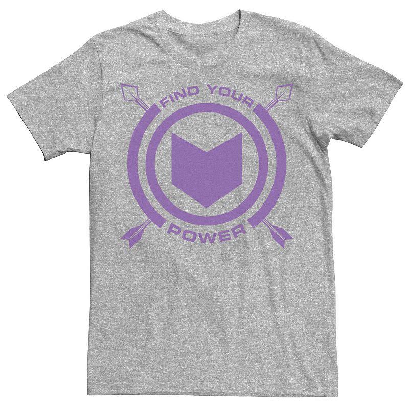 Men's Marvel Hawkeye Find Your Power Simple Logo Tee,  Product Image
