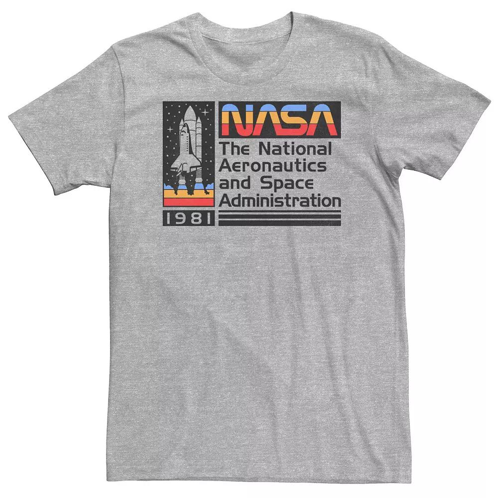Big & Tall NASA Retro Logo Poster Tee, Men's,  Product Image