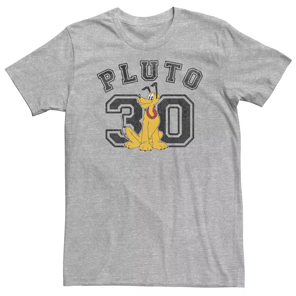 Disney's Pluto Big & Tall Varsity Text #30 Portrait Tee, Men's,  Product Image