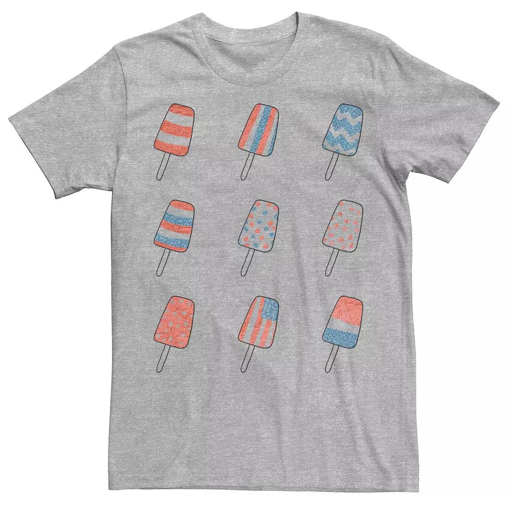 Men's Freedom Popsicles Tee, Boy's, Size: Large, Athletic Grey Product Image