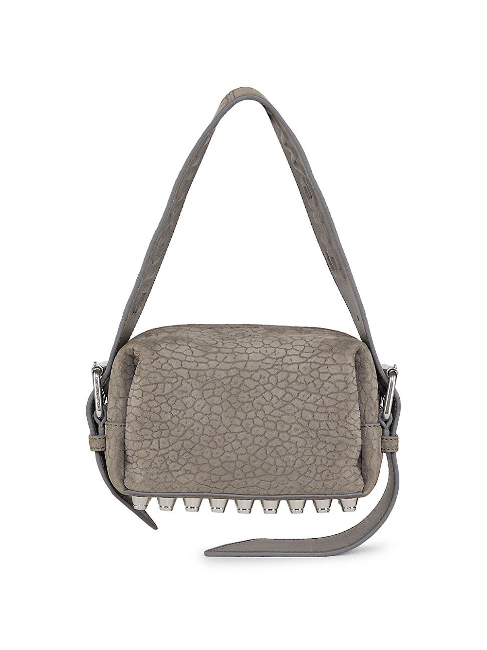 Womens Small Ricco Nubuck Leather Crossbody Bag Product Image
