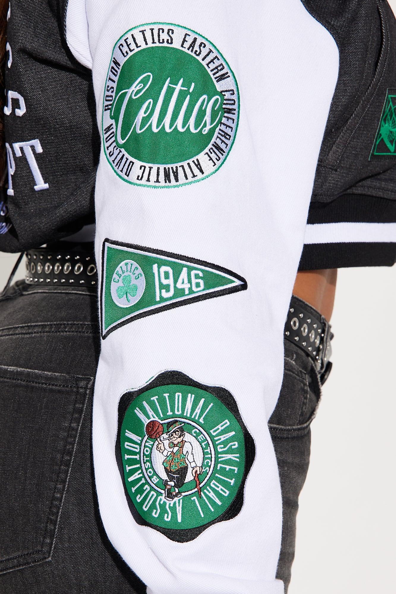 Celtics Home Game Jacket - Black Wash Product Image