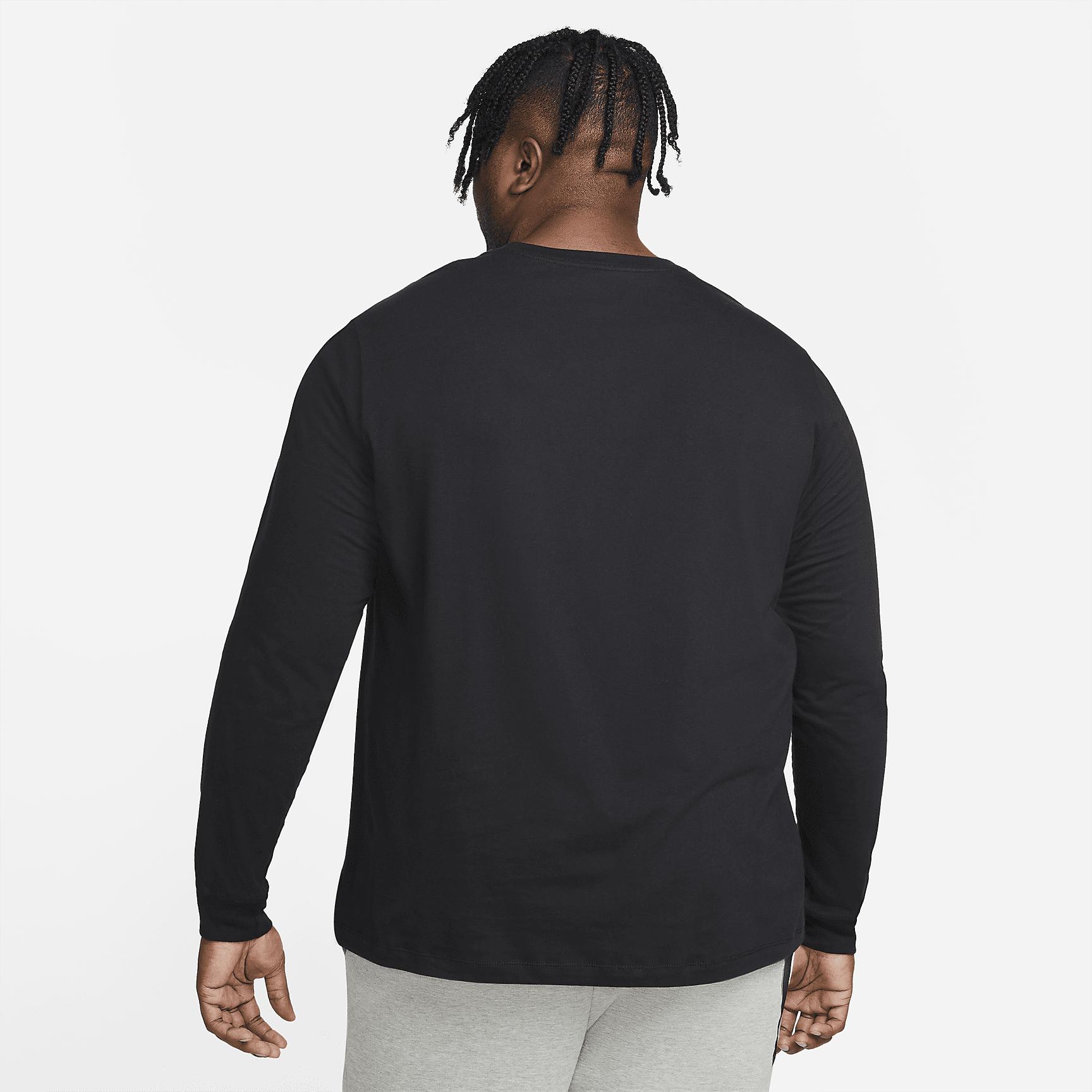 Mens Nike Sportswear Club Long-Sleeve T-Shirt | AR5193-010 Product Image