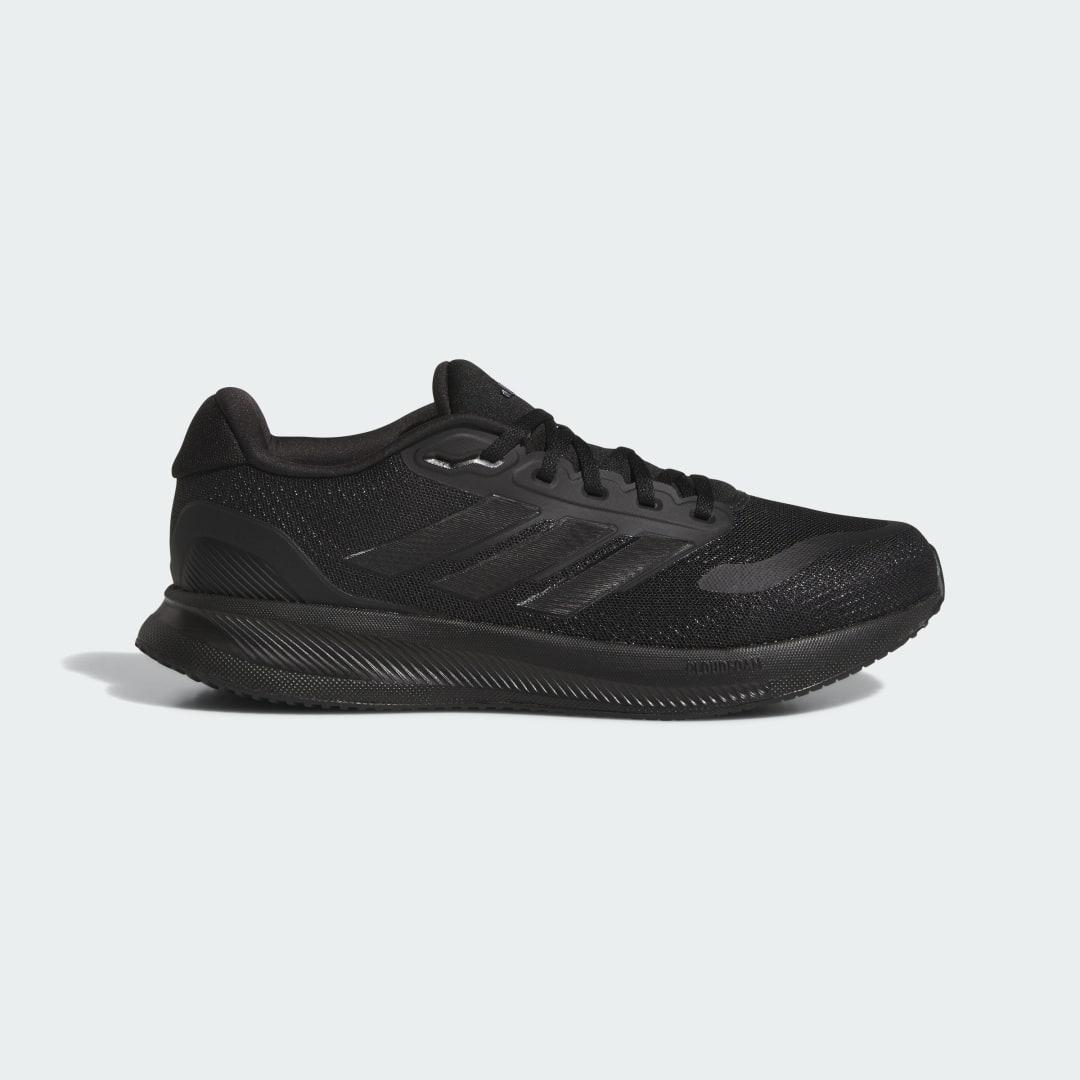 adidas Runfalcon 5 Wide Running Shoes Core Black 8.5 Mens Product Image