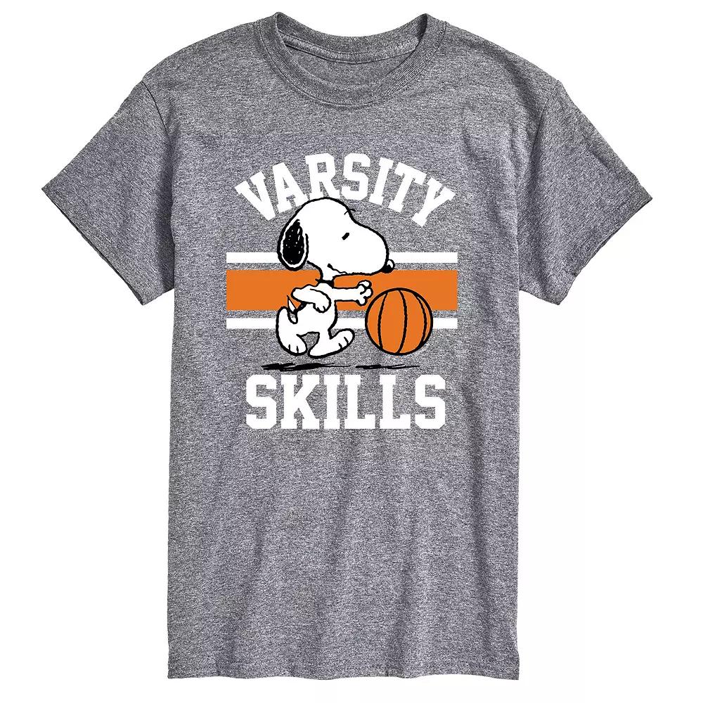 Big & Tall Peanuts Varsity Skills Tee, Men's,  Product Image