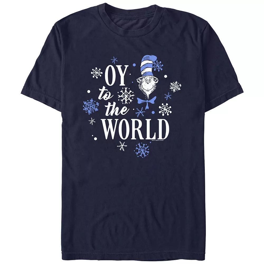 Men's Dr. Seuss Oy To The World Graphic Tee,  Product Image