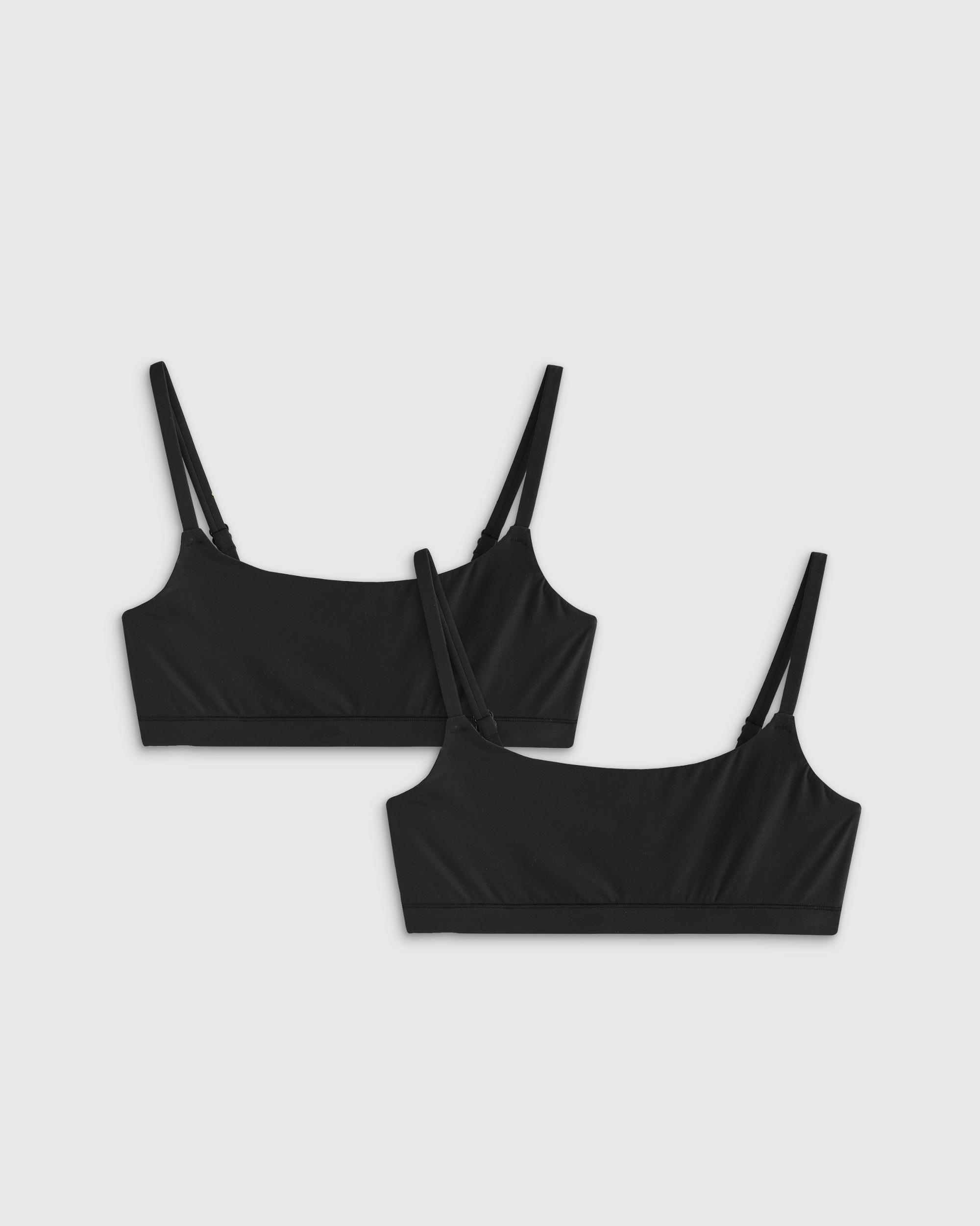 Quince | Women's Second Skin Scoop Neck Bralette Size XL, Nylon/Spandex Product Image