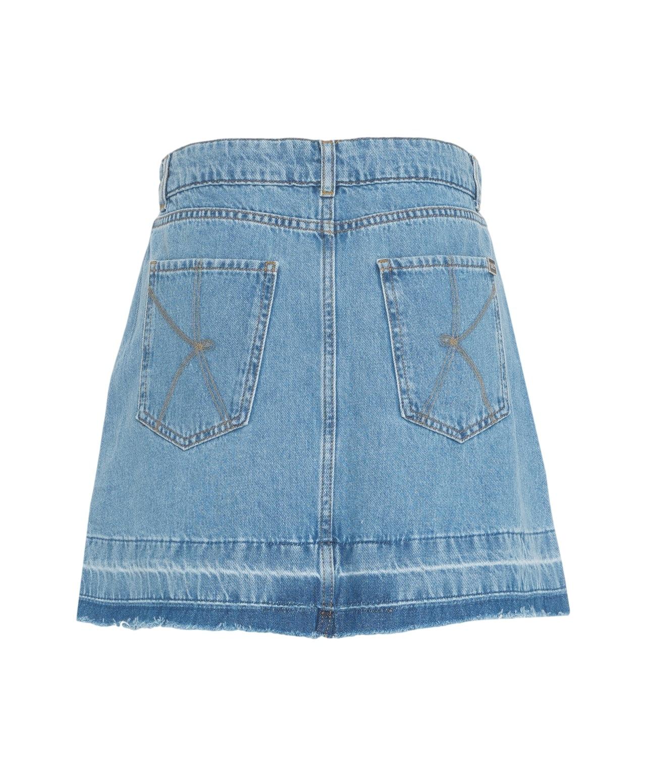 Denim mini skirt Product Image