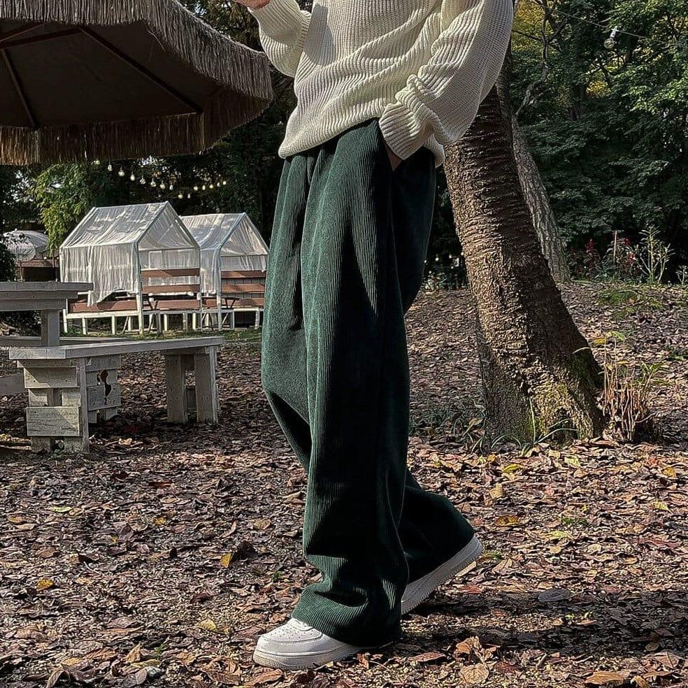 RT No. 11970 CORDUROY STRAIGHT PANTS Product Image