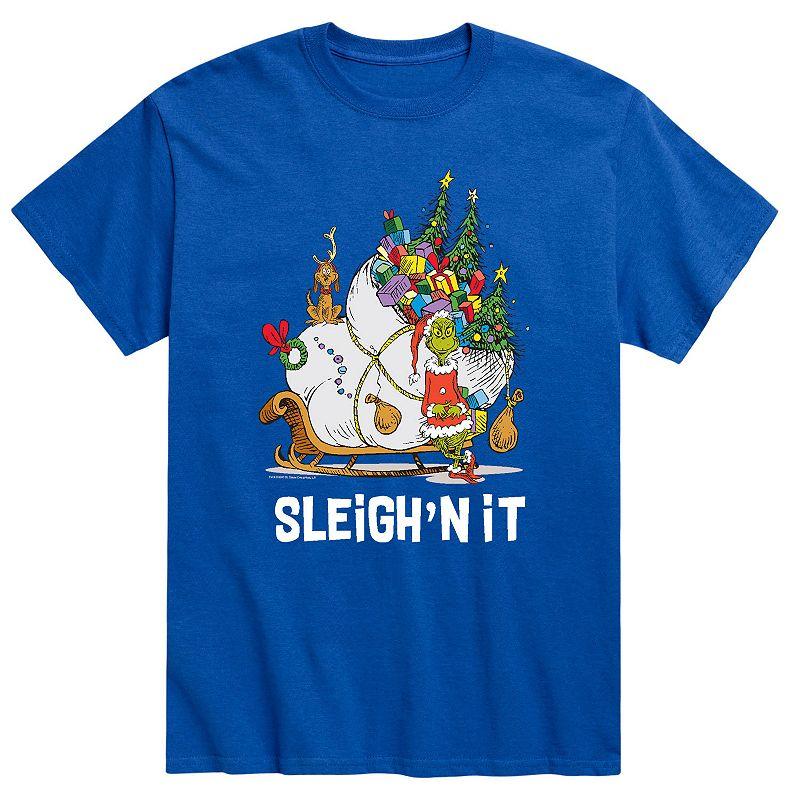 Men's Dr. Seuss The Grinch Sleighn Tee,  Product Image