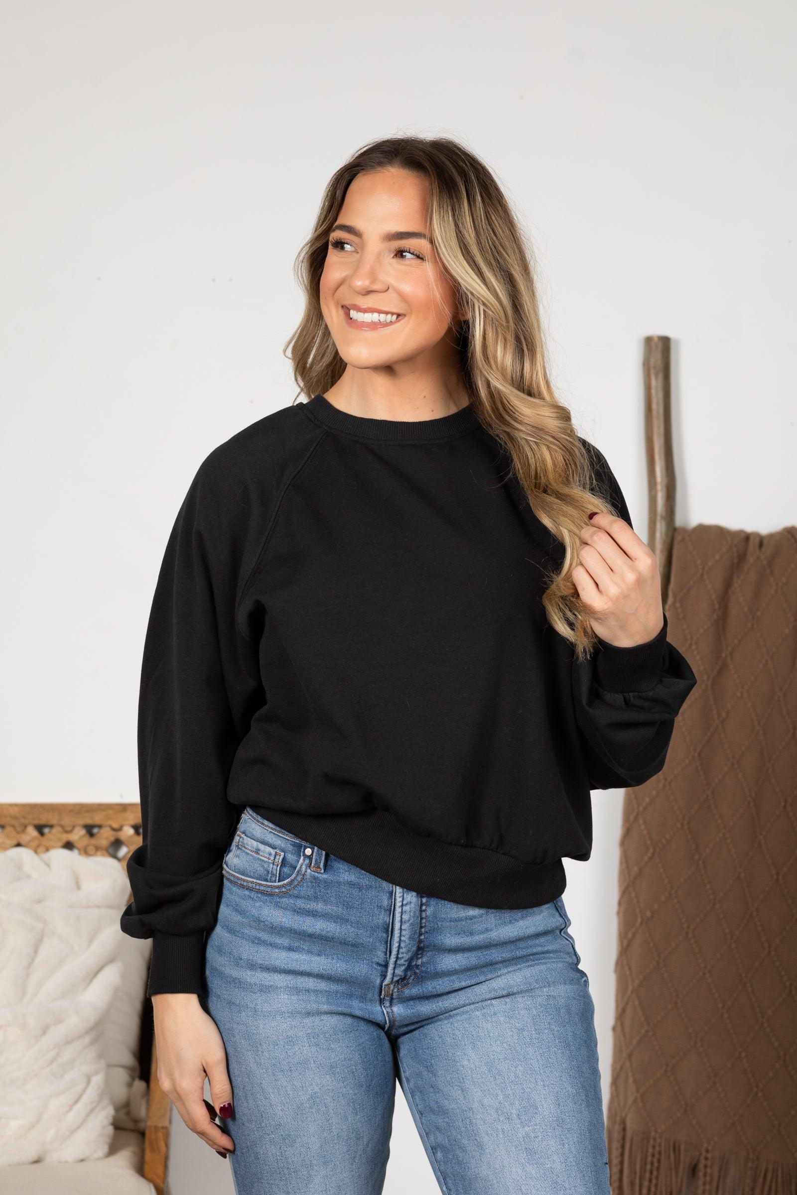 Knit Sweatshirt With Cut Out Back Product Image