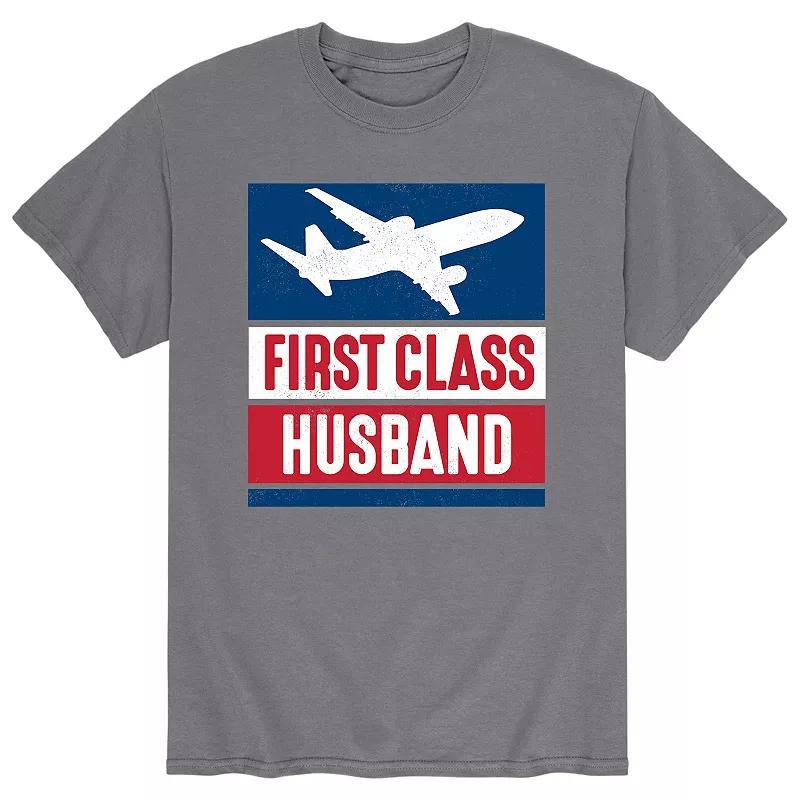 Mens First Class Husband Tee Product Image