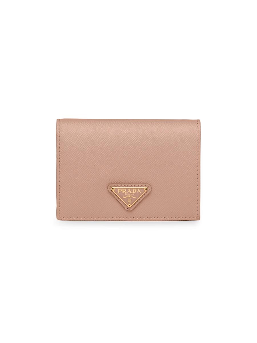 Womens Small Saffiano Leather Wallet Product Image