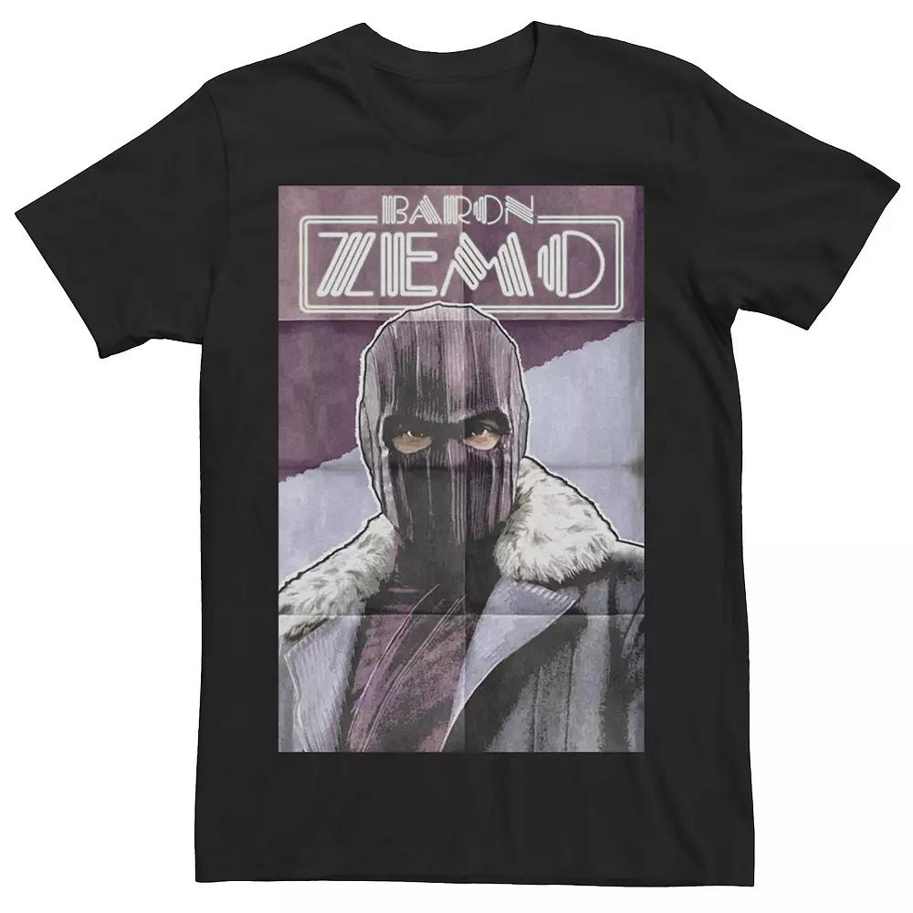 Men's Marvel The Falcon And The Winter Soldier Baron Zemo Poster Tee,  Product Image