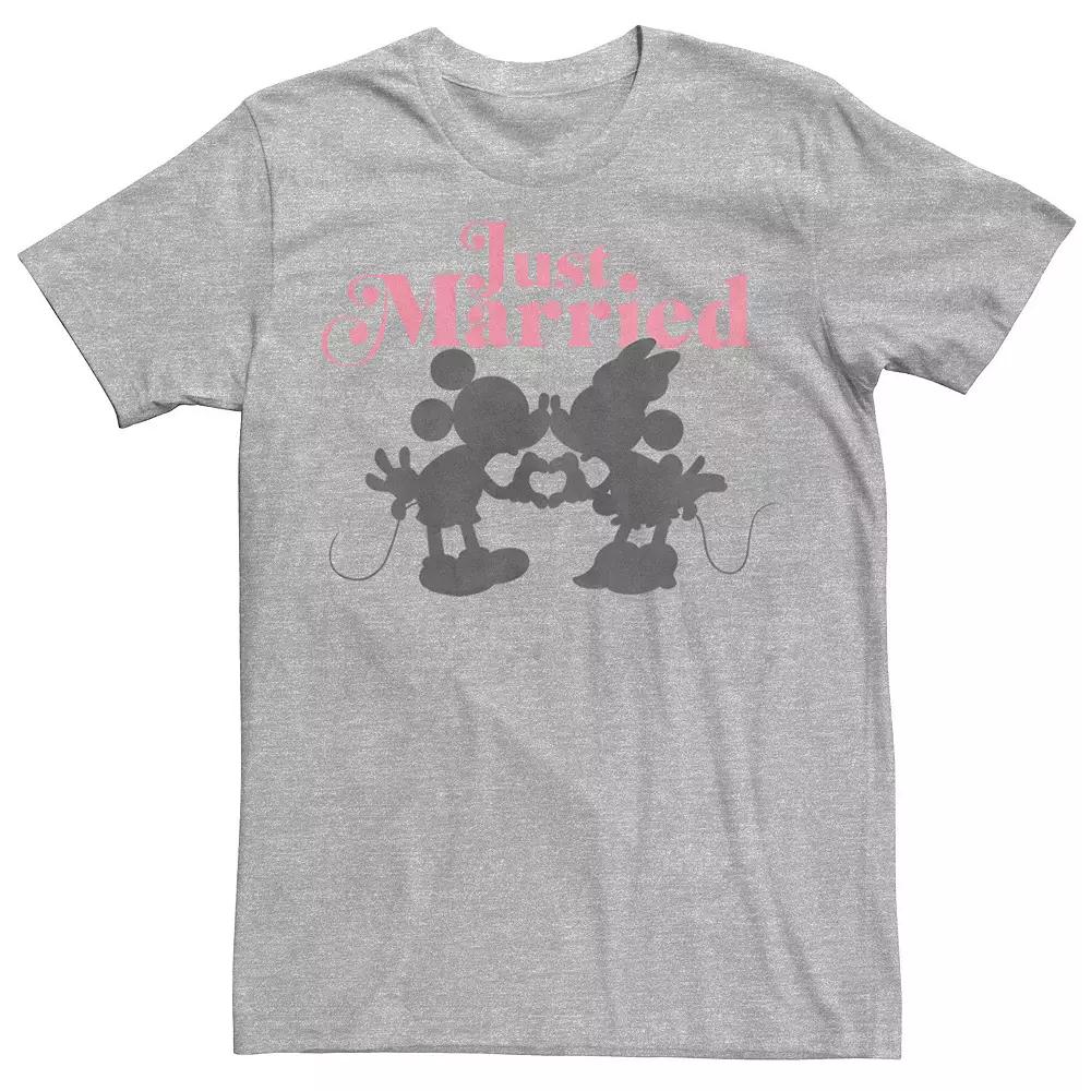 Disney's Mickey & Friends Mickey & Minnie Just Married Men's Tee,  Product Image