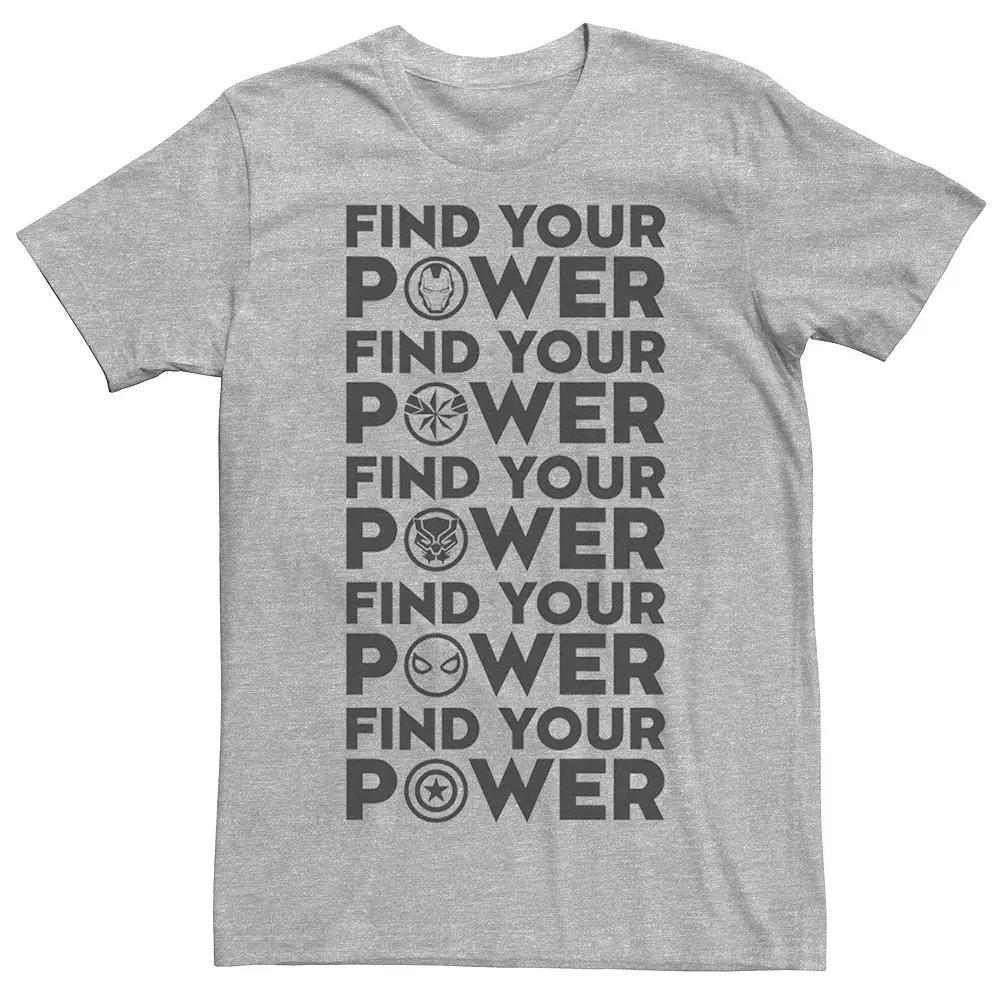 Men's Marvel Find Your Power Team Logos Tee,  Product Image