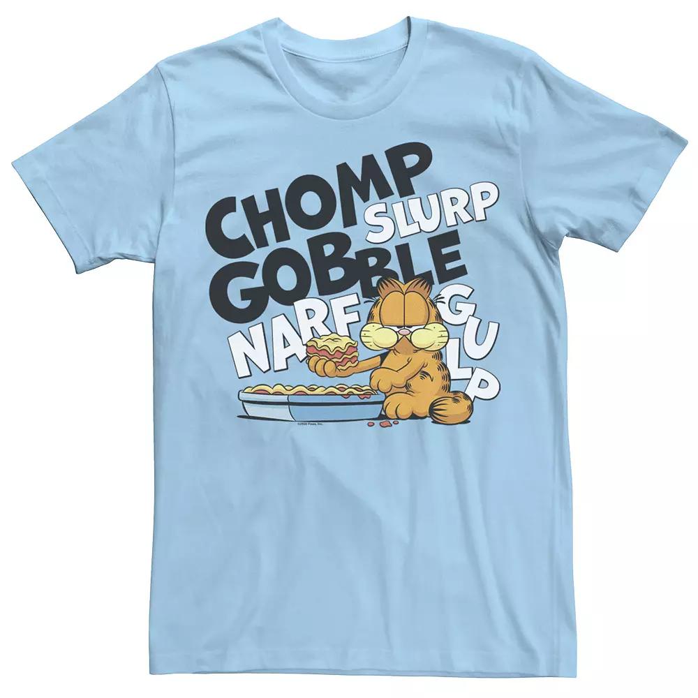 Men's Garfield Chomp Slurp Gobble Food Tee,  Product Image