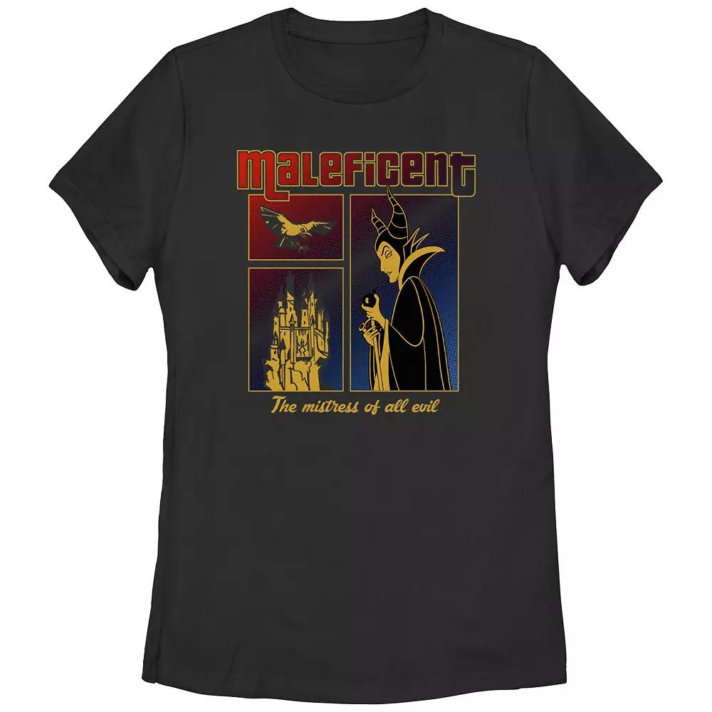 Disney Villains Sleeping Beauty Maleficent The Mistress Of All Evil Juniors' Graphic Tee, Girl's,  Product Image