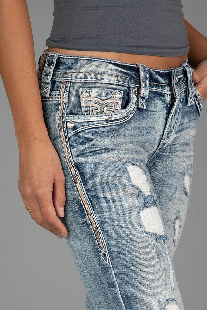 Talisa Low-Rise Bootcut Jeans Product Image