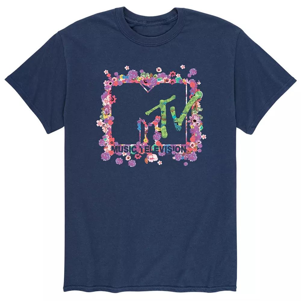 Men's MTV Floral Logo Tee,  Product Image
