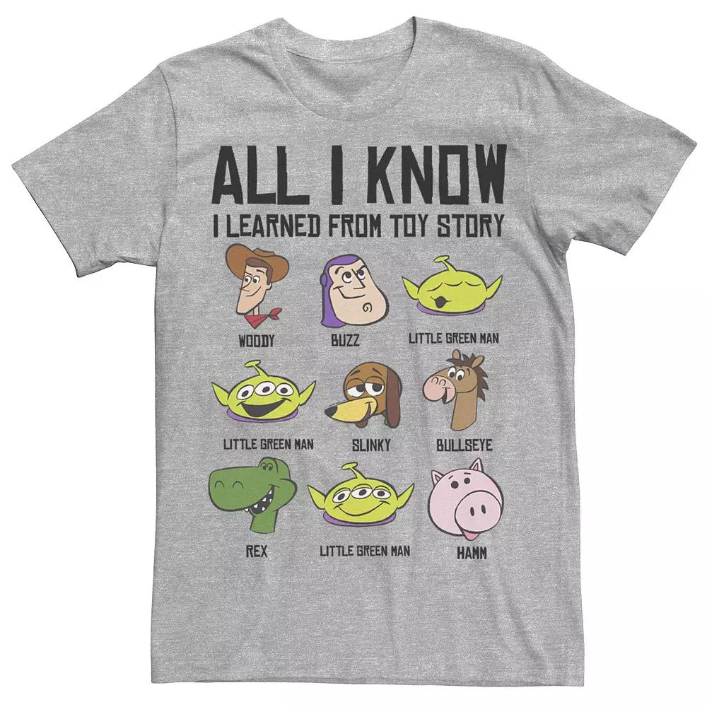 Disney / Pixar's Toy Story Men's All I Know I Learned From Toy Story Tee,  Product Image