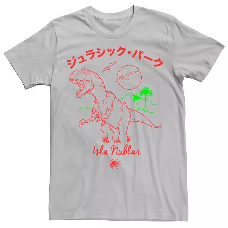 Men's Jurassic Park Kanji T Rex Outline Tee,  Product Image