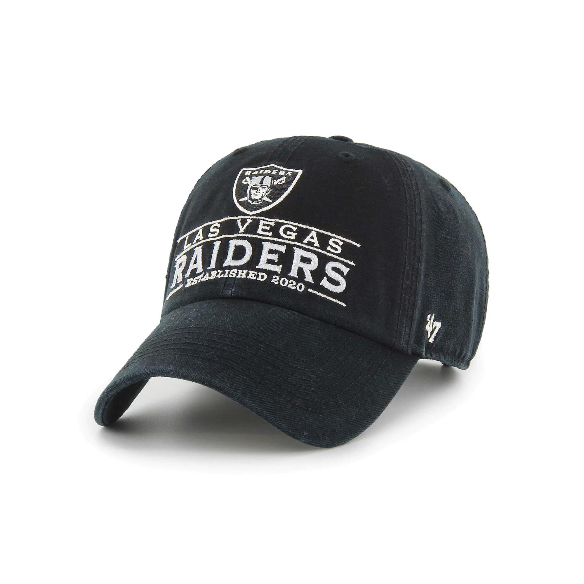 Men's '47 Black Las Vegas Raiders Vernon Clean Up Adjustable Hat, Lvr Black Product Image