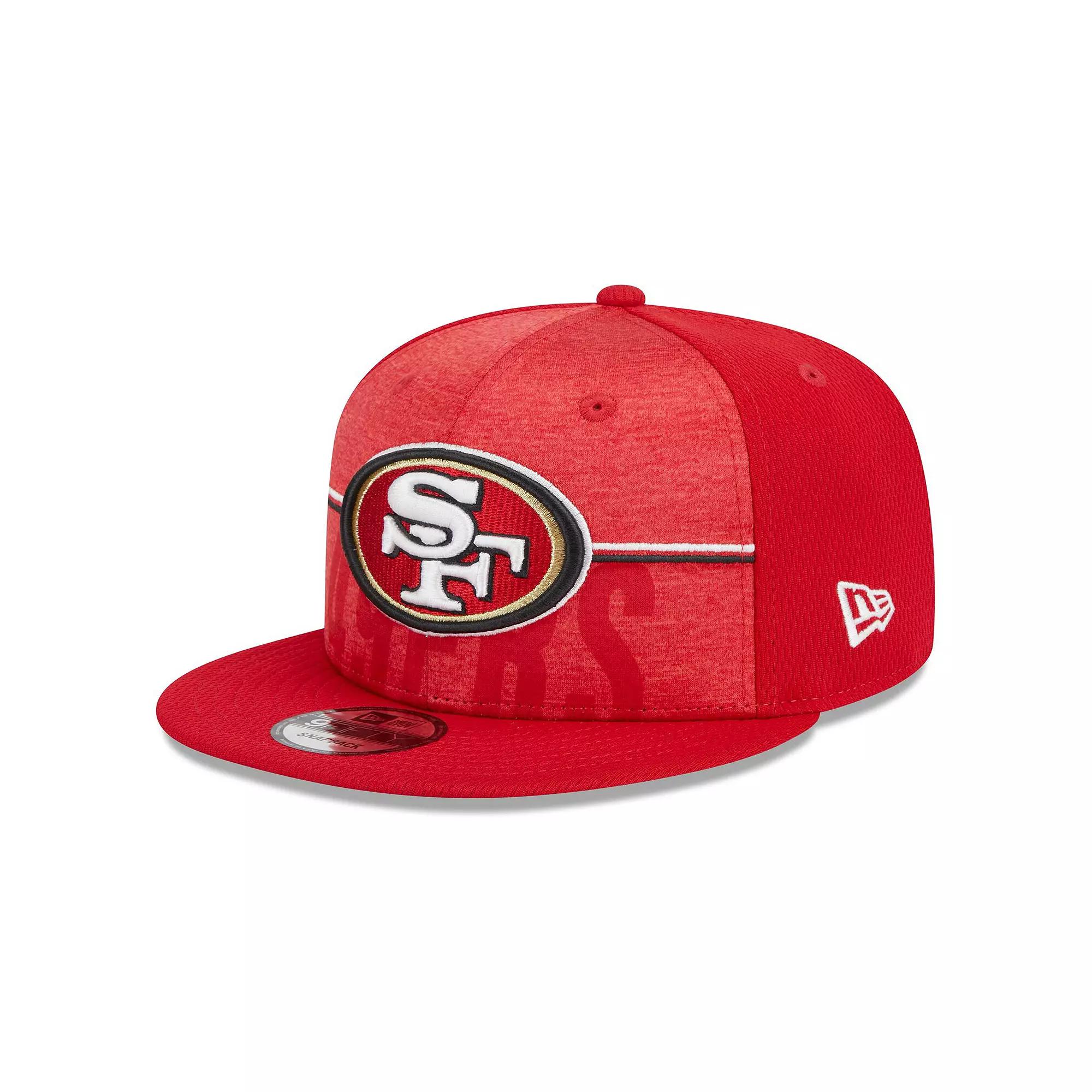 Men's New Era Scarlet San Francisco 49ers 2023 NFL Training Camp 9FIFTY Snapback Hat, Red Product Image