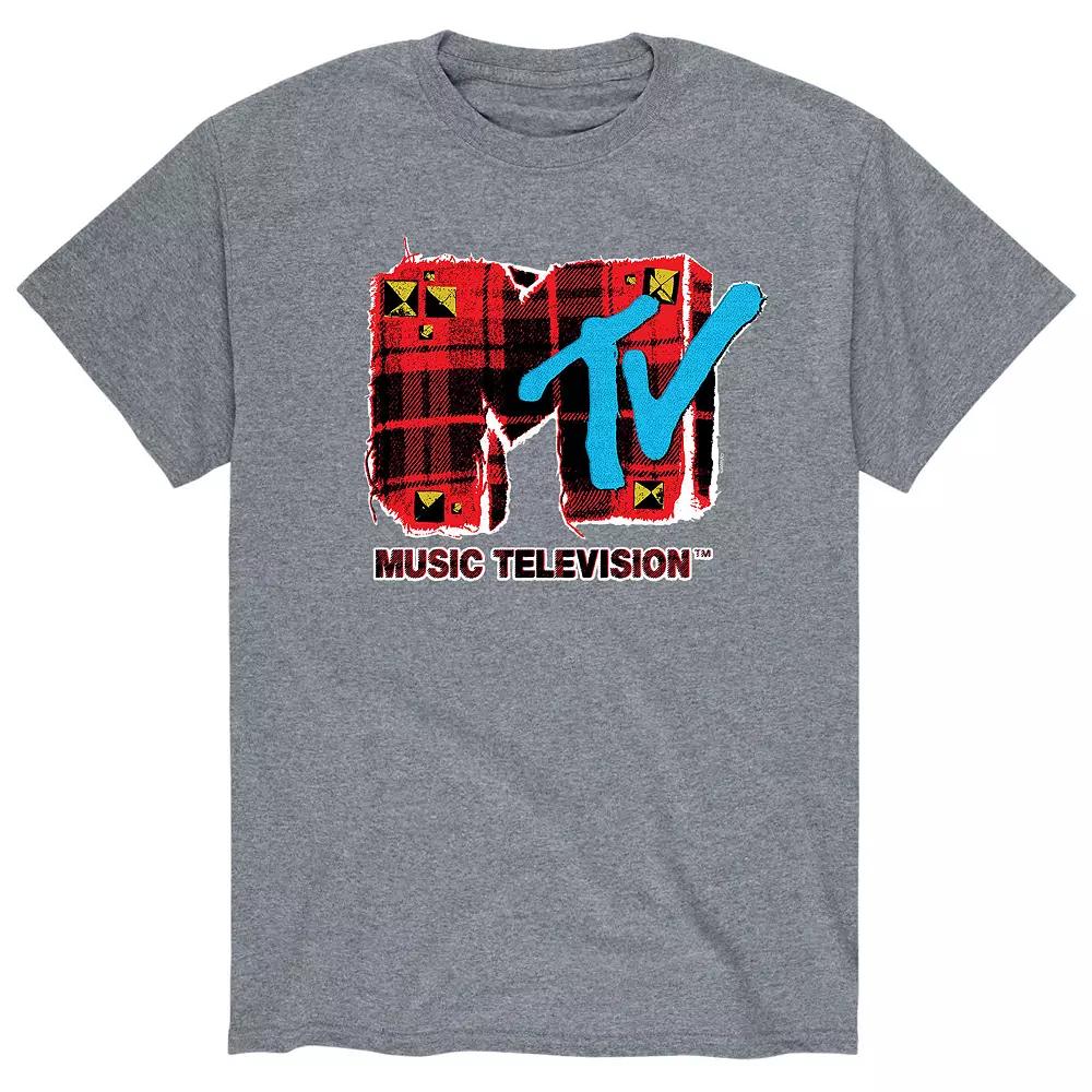 Men's MTV Grunge Plaid Tee,  Product Image