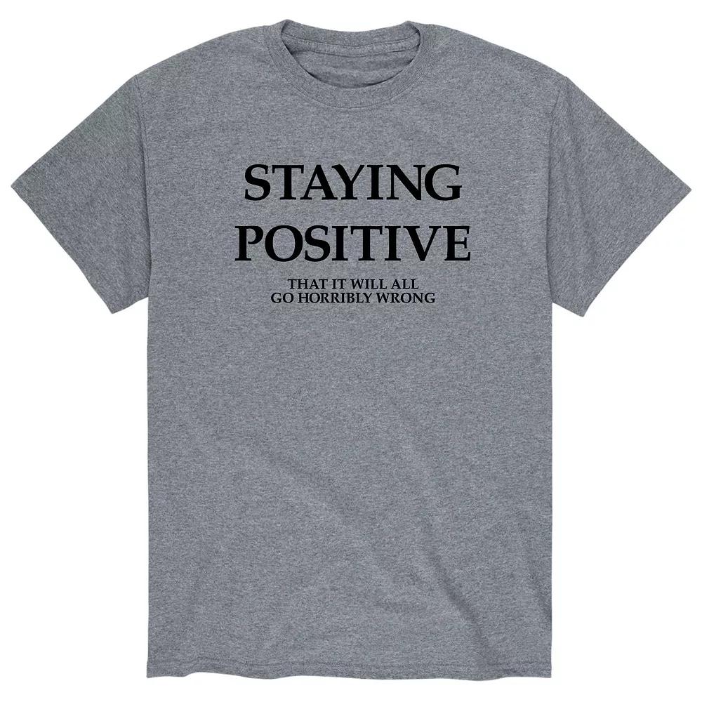 Men's Staying Positive Tee,  Product Image