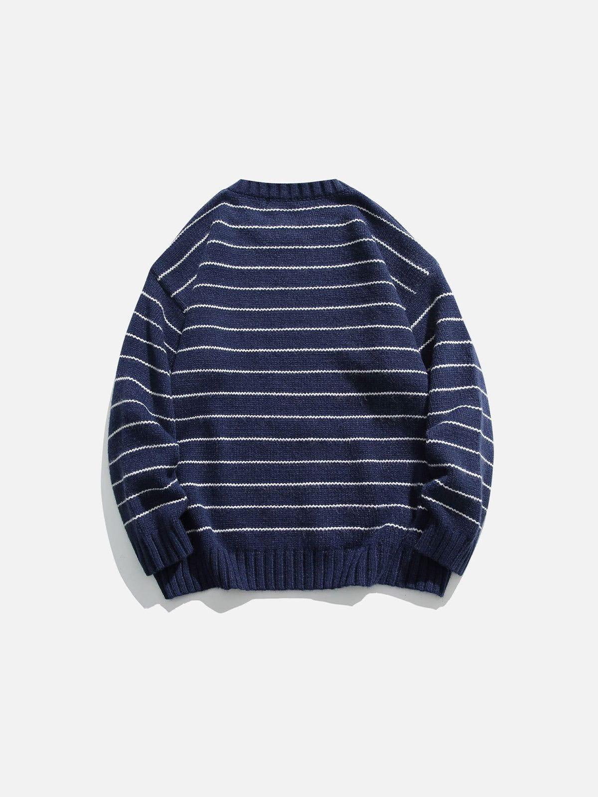 Aelfric Eden Stripes Pattern Sweater Product Image
