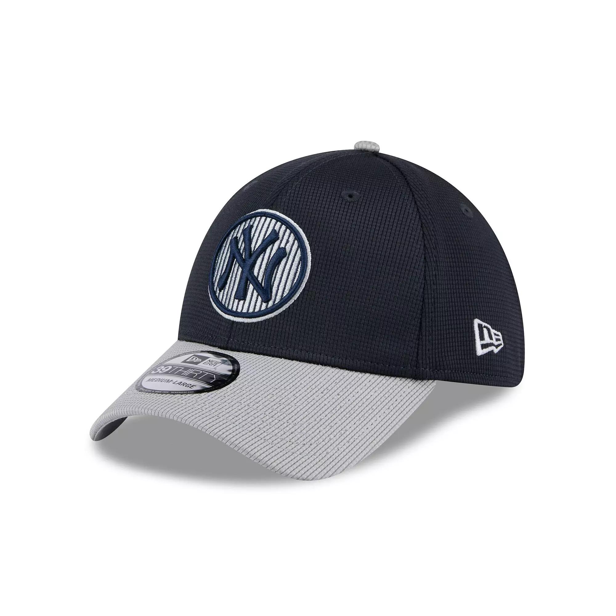 Men's New Era  Gray/Navy New York Yankees 2025 Batting Practice 39THIRTY Flex Hat, Size: Medium/Large, Grey Product Image