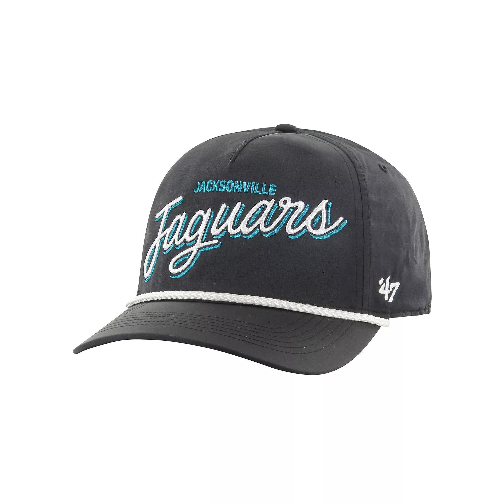 Men's '47 Black Jacksonville Jaguars Fairway Hitch brrr Adjustable Hat Product Image