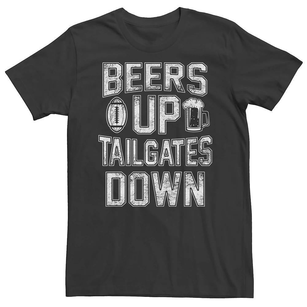 Men's Beers Up, Tailgates Down Graphic Tee,  Product Image