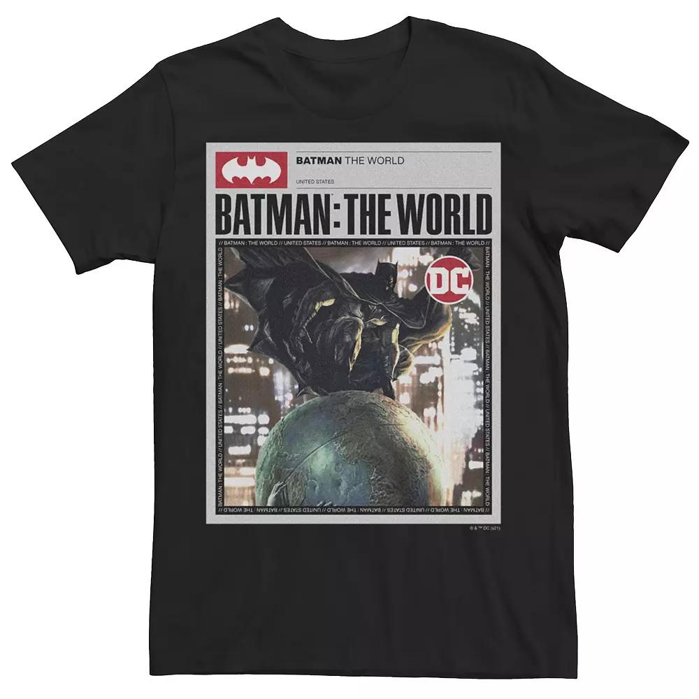 Men's Batman: The World Germany Red Bat Logo Tee, Boy's,  Product Image