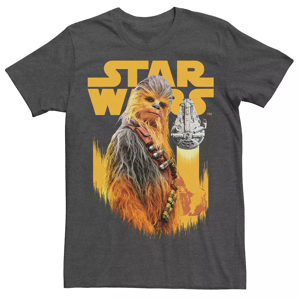 Men's Star Wars Han Solo Movie Chewie Grungy Intro Tee,  Product Image