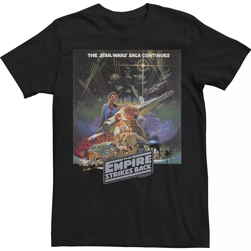 Big & Tall Star Wars: The Empire Strikes Back 40 Years Poster Tee, Men's,  Product Image