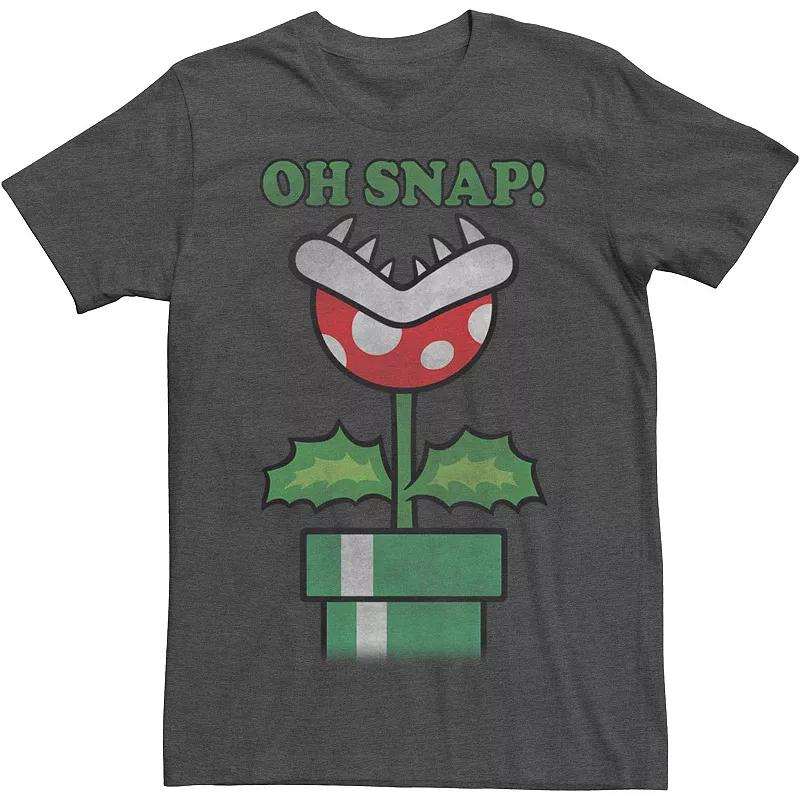 Big & Tall Nintendo Super Mario Piranha Plant Oh Snap Vintage Tee, Men's,  Product Image