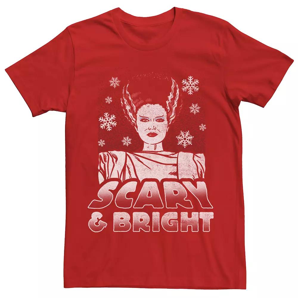 Men's Universal Monsters Christmas Scary & Bright Bride Graphic Tee,  Product Image