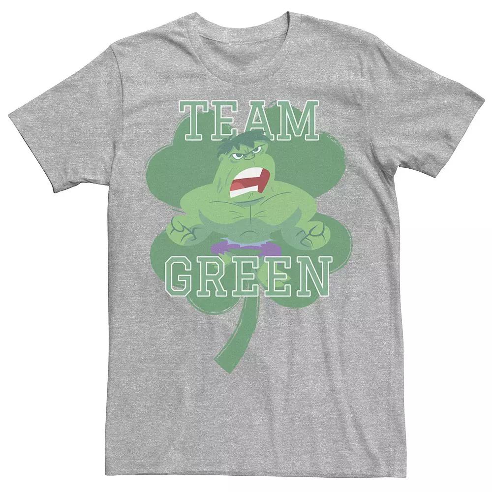 Men's Marvel Hulk Team Green St. Patrick's Day Poster Tee,  Product Image