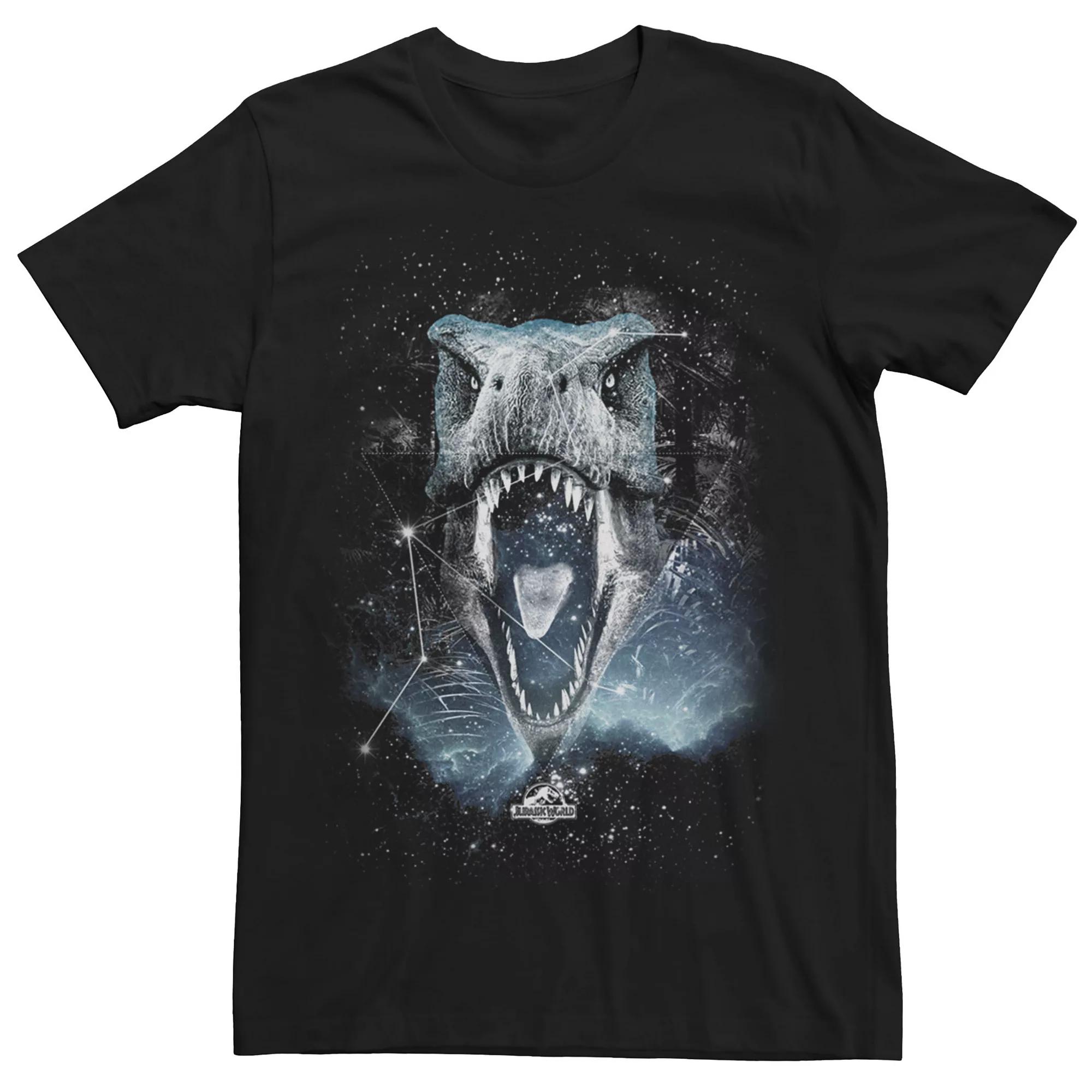 Men's Jurassic World T-Rex Roaring Constellation Tee,  Product Image