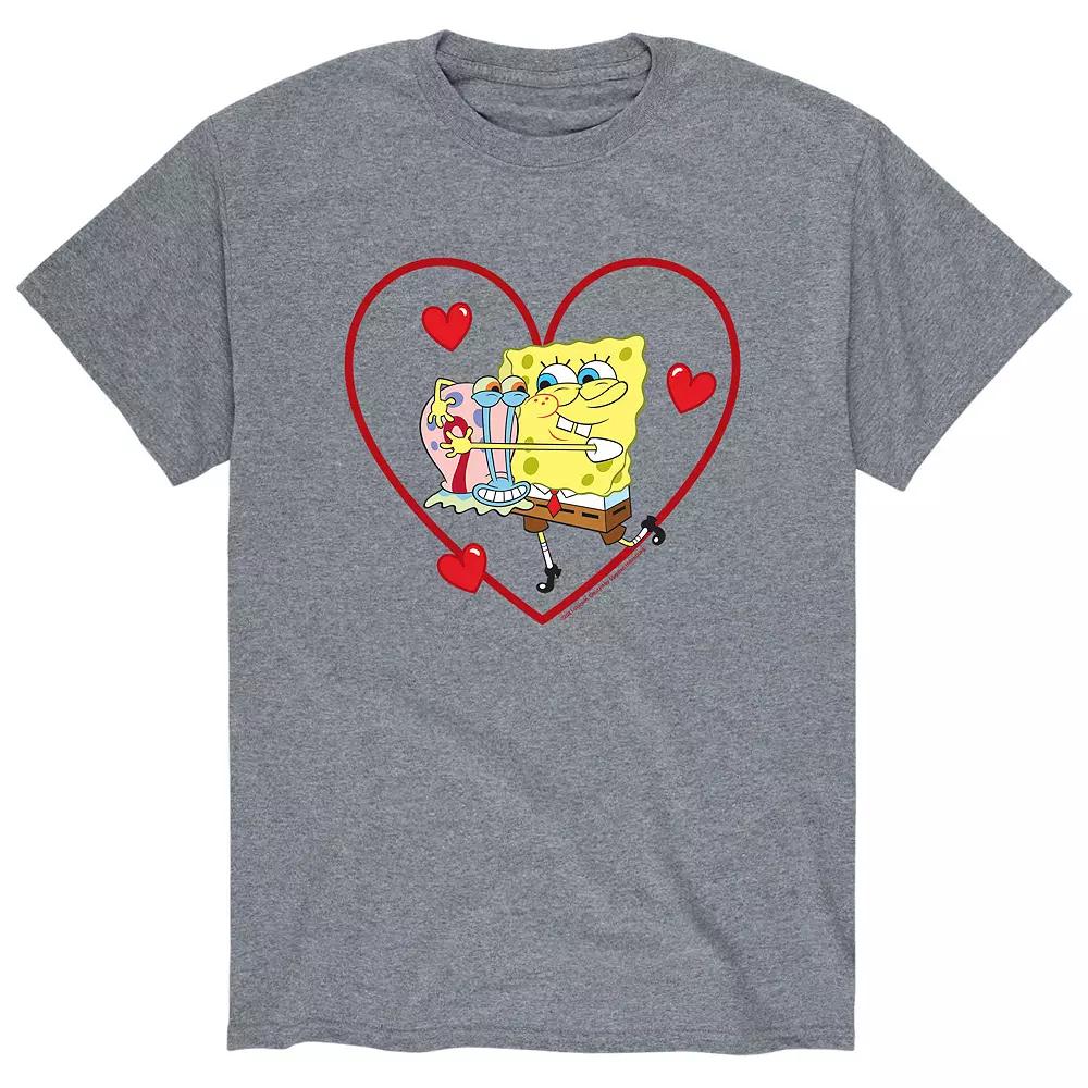 Men's SpongeBob SquarePants Gary Heart Tee,  Product Image