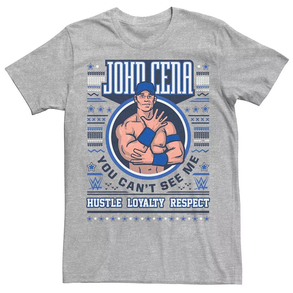 Men's WWE John Cena Christmas Sweater Graphic Tee,  Product Image