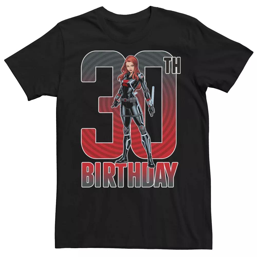 Men's Marvel Black Widow 30th Birthday Tee,  Product Image