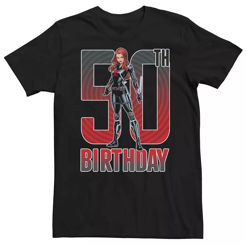 Men's Marvel Black Widow 50th Birthday Tee,  Product Image