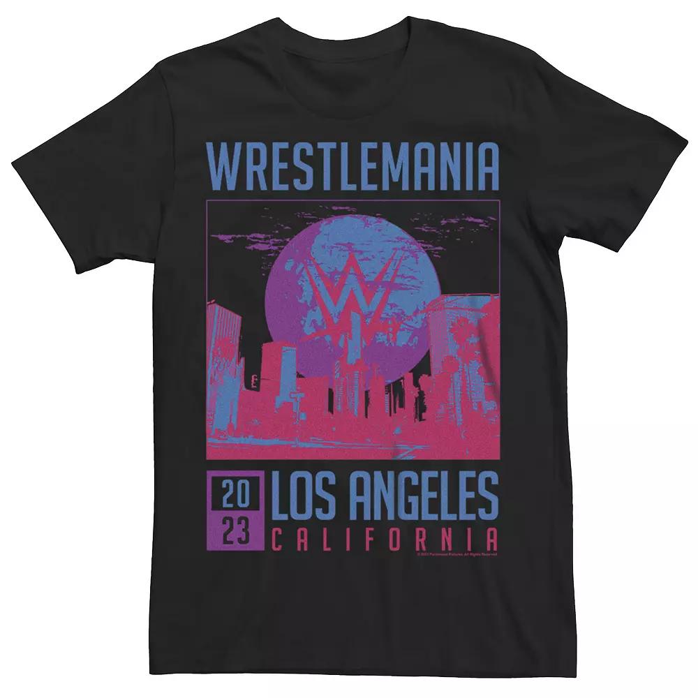 Men's WWE Wrestlemania Los Angeles California 2023 Poster Graphic Tee,  Product Image