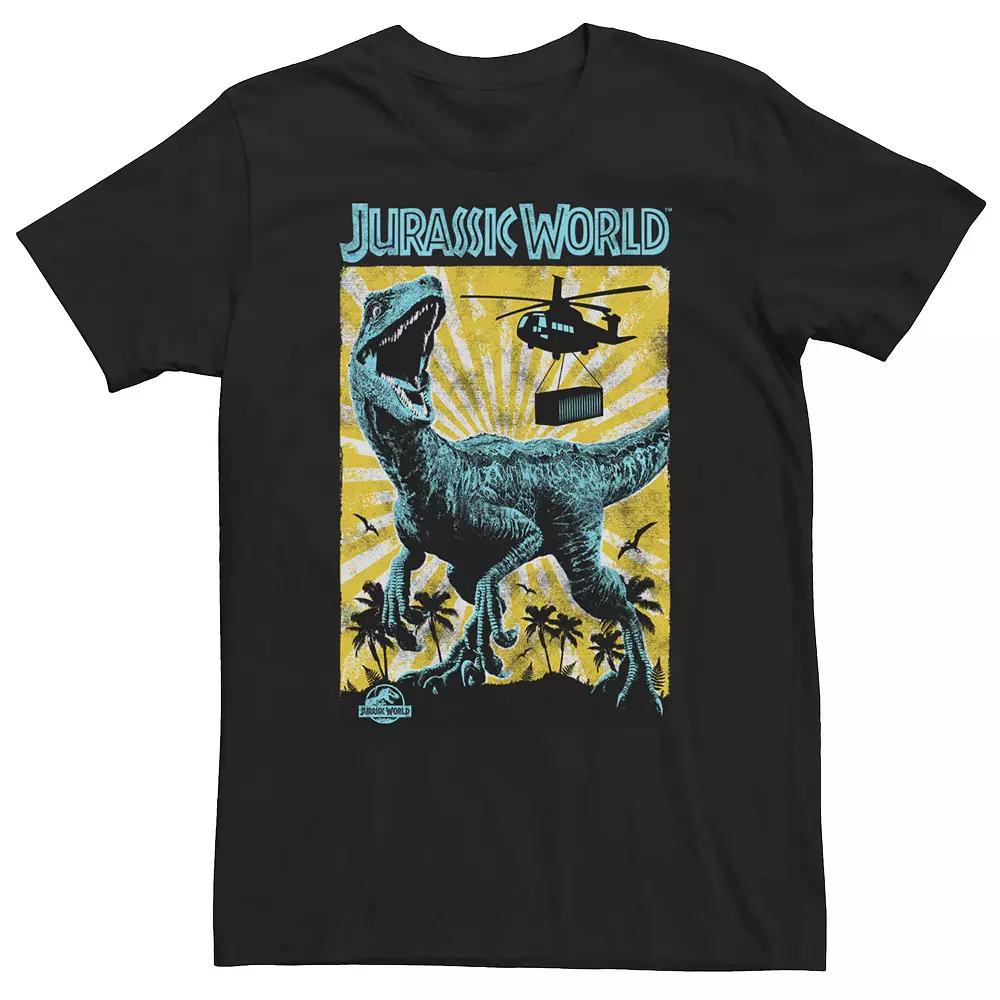 Big & Tall Jurassic World T-Rex Color Pop Retro Poster Tee, Men's,  Product Image