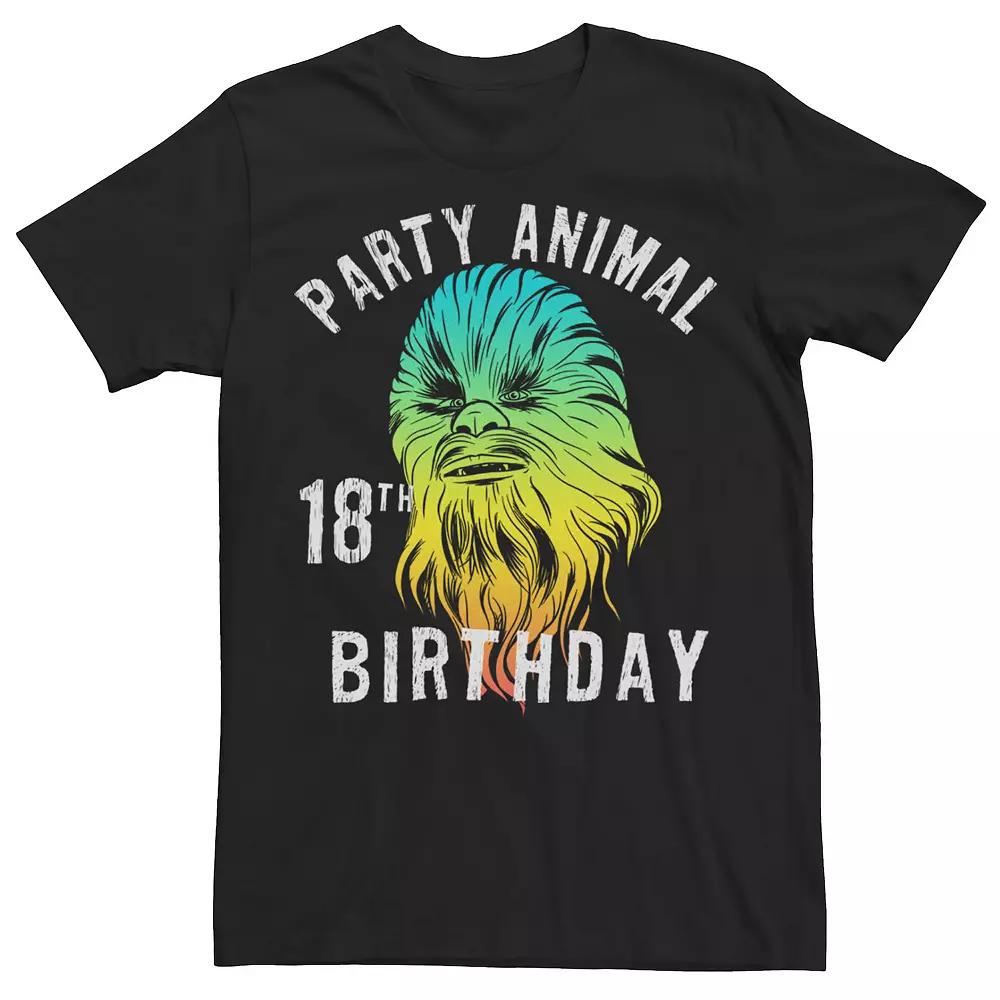 Men's Star Wars Chewbacca "Party Animal" 16th Birthday Graphic Tee,  Product Image