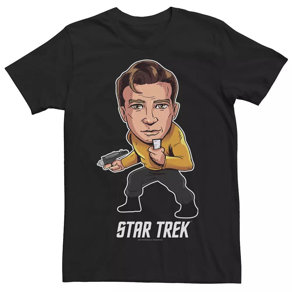 Men's Star Trek Original Series Captain Kirk Chibi Tee,  Product Image