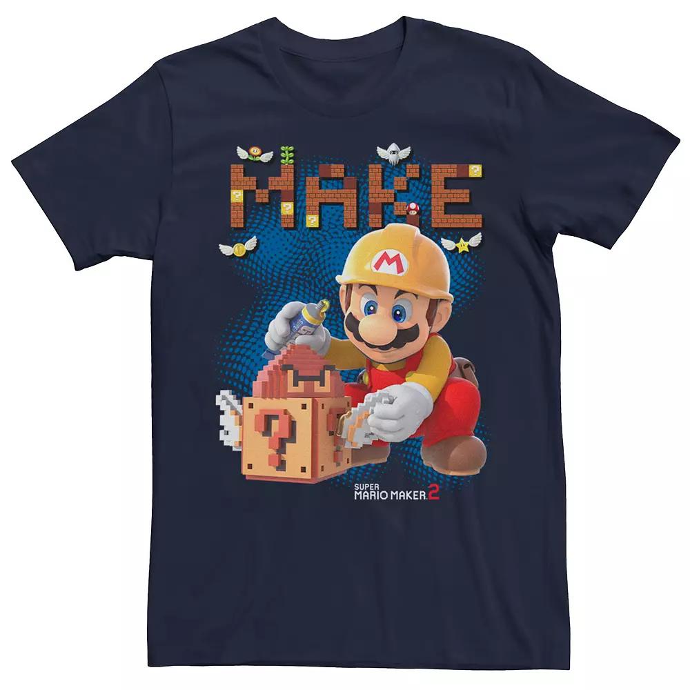 Men's Nintendo Super Mario Maker 2 Imagination Short Sleeve Tee,  Product Image